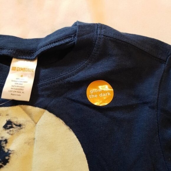 Gymboree Outlet boys Glow in the dark long sleeved t-shirt size 4, NWT - Picture 2 of 4